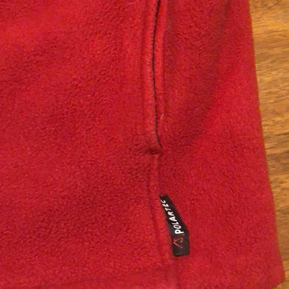 Woolrich Men's Large Ruby Red Fleece Q22 - image 3